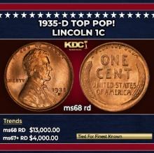 1935-d Lincoln Cent TOP POP! 1c ms68 rd SEGS