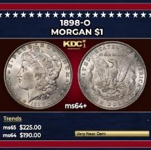 1898-o Morgan Dollar $1 Grades ms64+