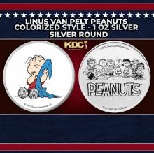 Linus Van Pelt Peanuts Colorized Style - 1 oz Silver Round Round