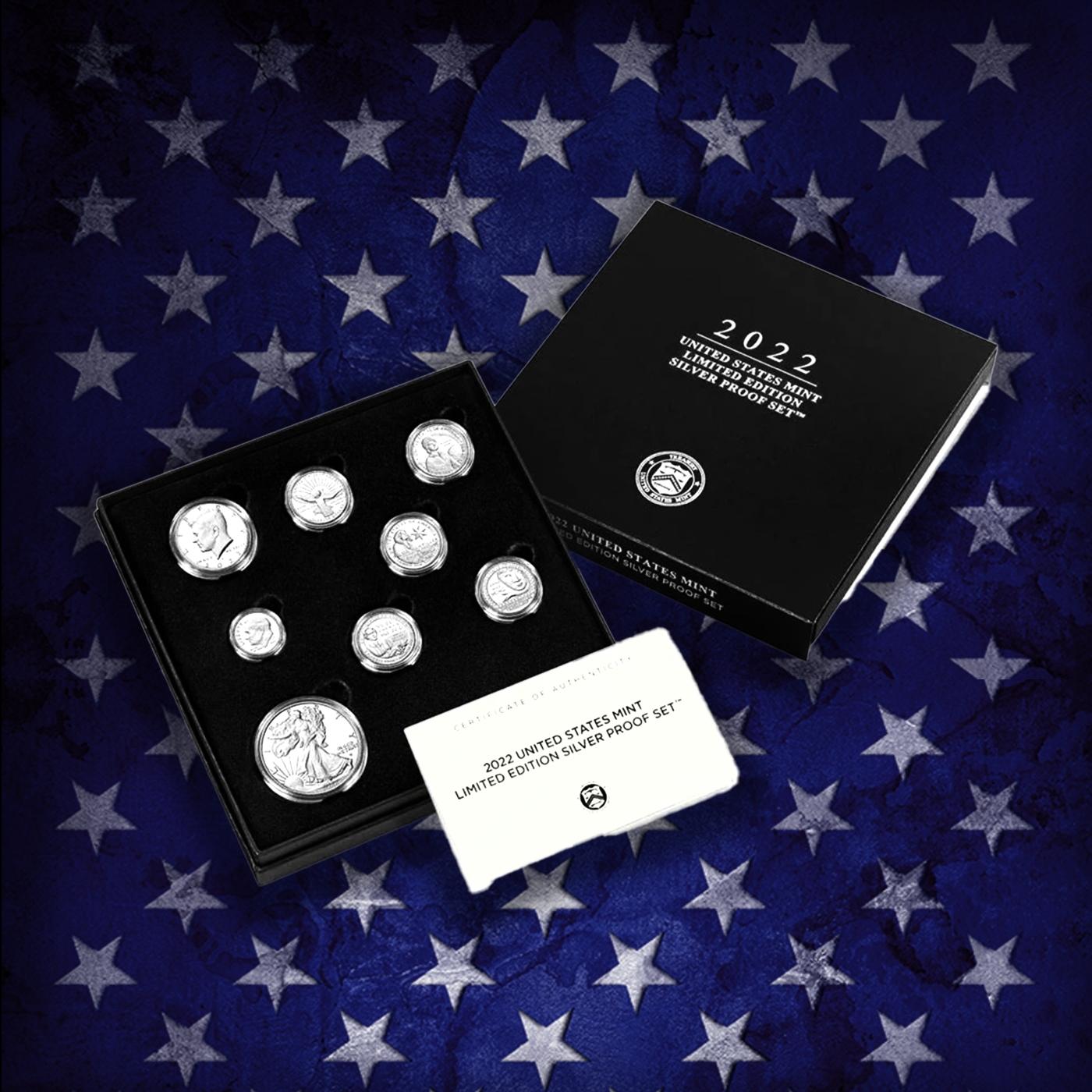 2012-2023 Limited Edition Silver Proof Sets - 86 Coins, 12 Sets Total Over 27oz OF SILVER WOW!