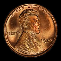 1927-p Lincoln Cent 1c Grades ms66 rd