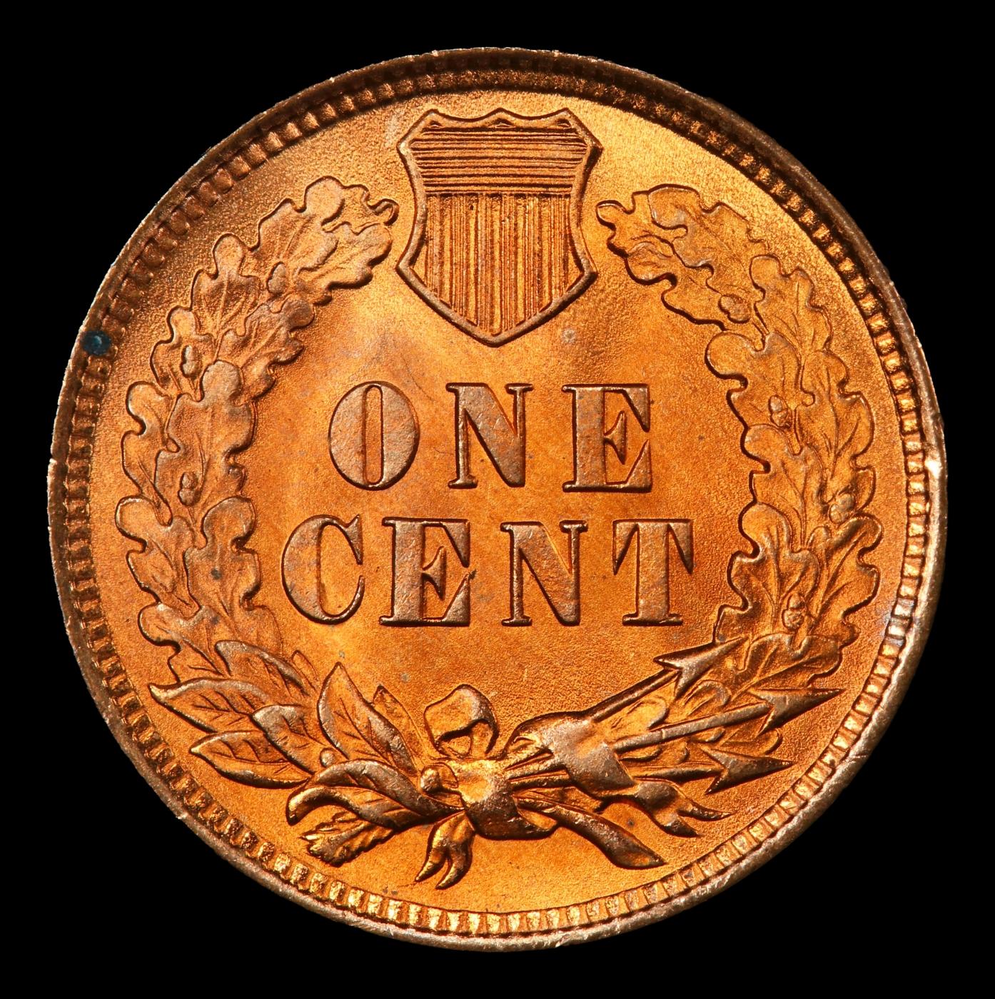 1900 Indian Cent Near Top Pop! 1c ms66+ rd SEGS
