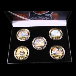 5 Coin Kevin Durant Gold Plated Round Collection