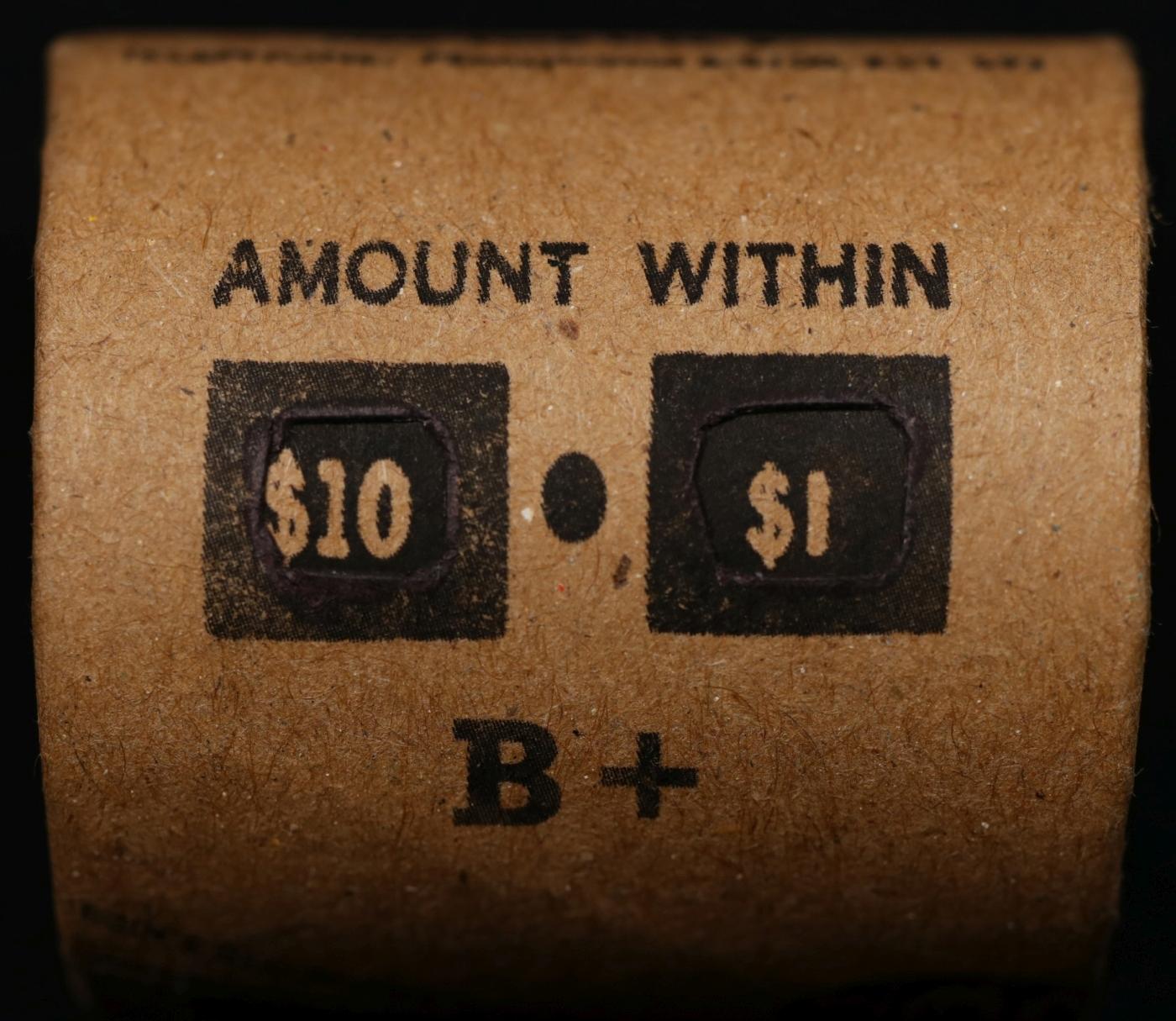 AC- Rare GIMBLES Circ Morgan Dollar $1 Roll 10 Coin B+