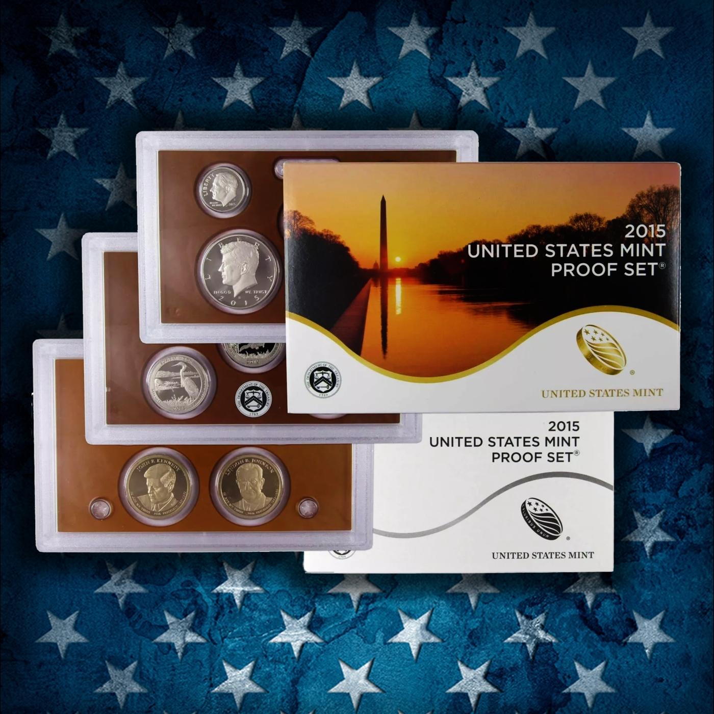 2009-2015 Proof Set Run 102 Coins 7 Complete Sets