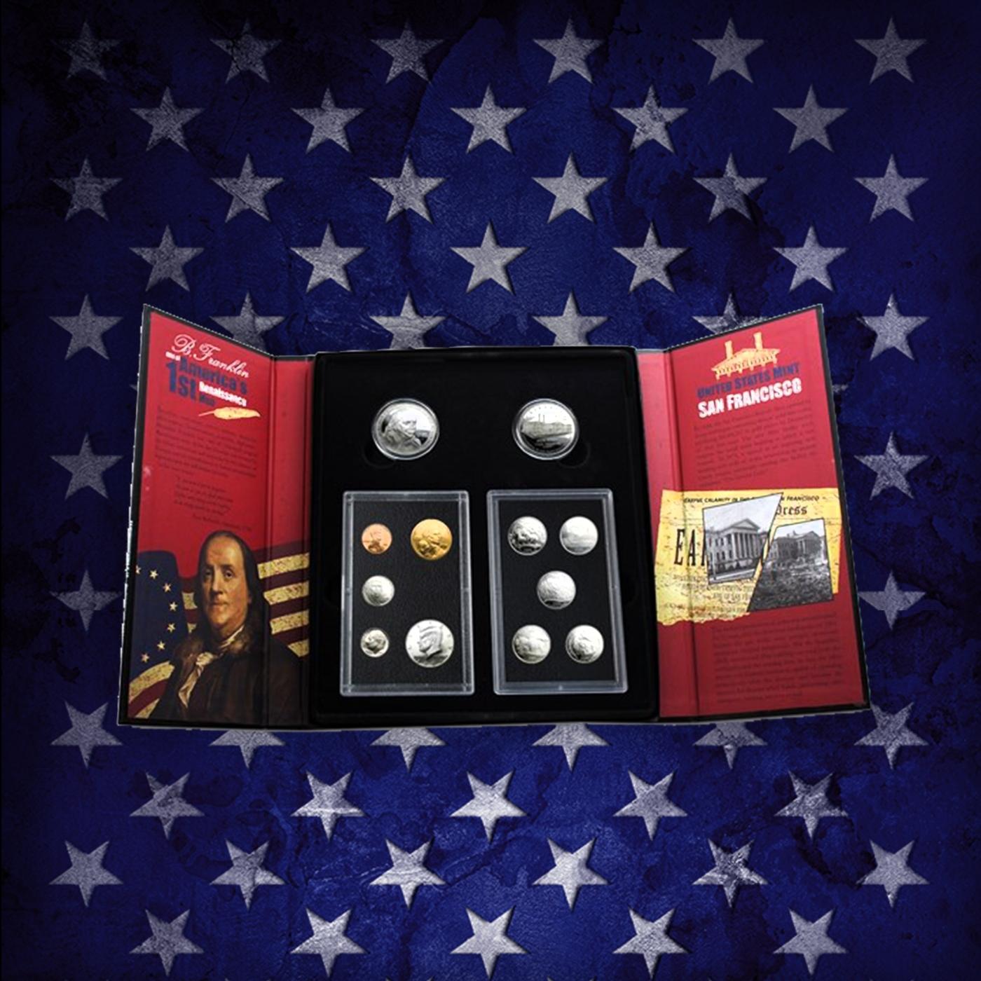 2005-2008 Full Run of US Mint American Legacy Proof Sets - 56 Coins Total, 4 Complete Sets Over 6 oz