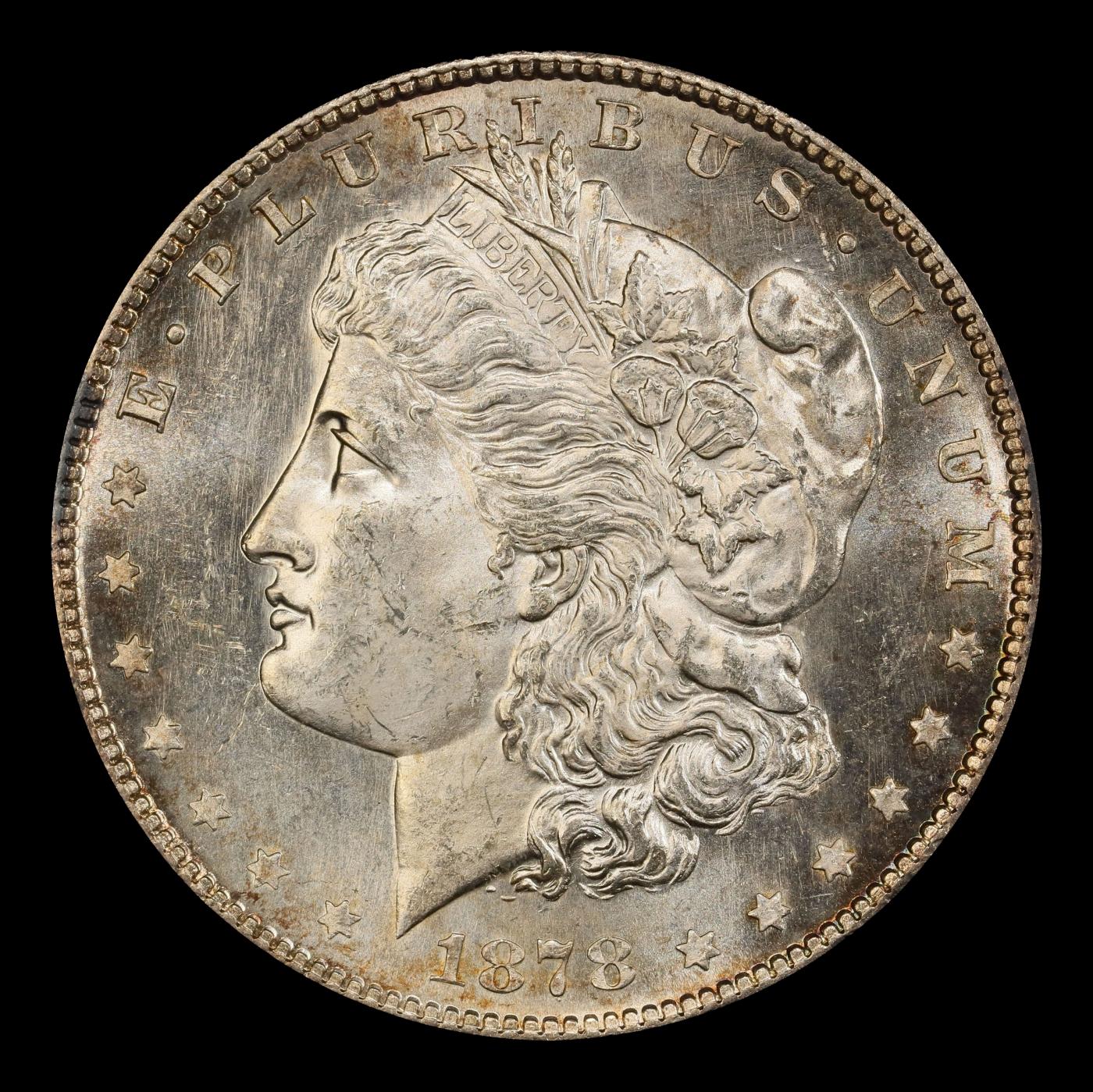 1878-s Morgan Dollar $1 Grades ms63