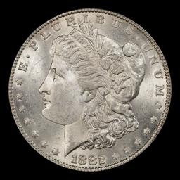1882-p Morgan Dollar $1 Grades ms62+