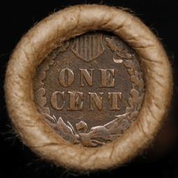 Lincoln Wheat Cent 1c Mixed Roll Orig Brandt McDonalds Wrapper, 1916-p end, Indian other end