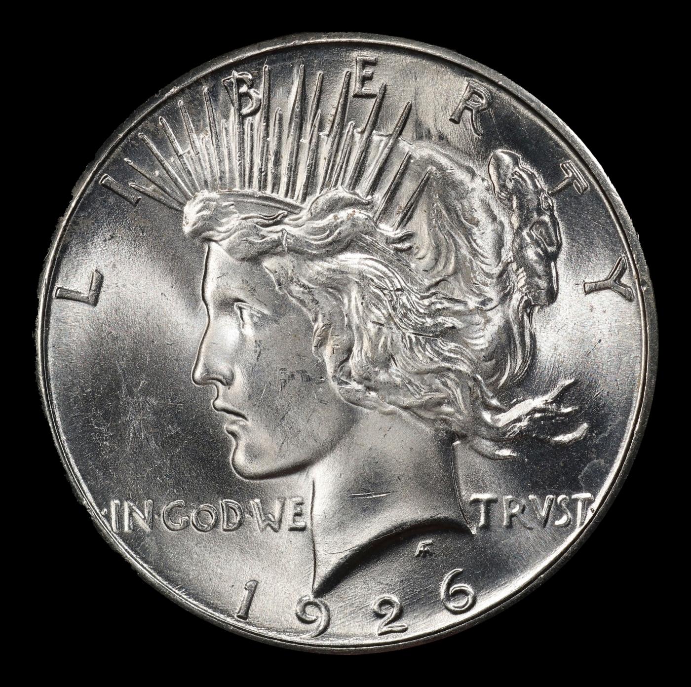 1926-s Peace Dollar $1 Grades ms65