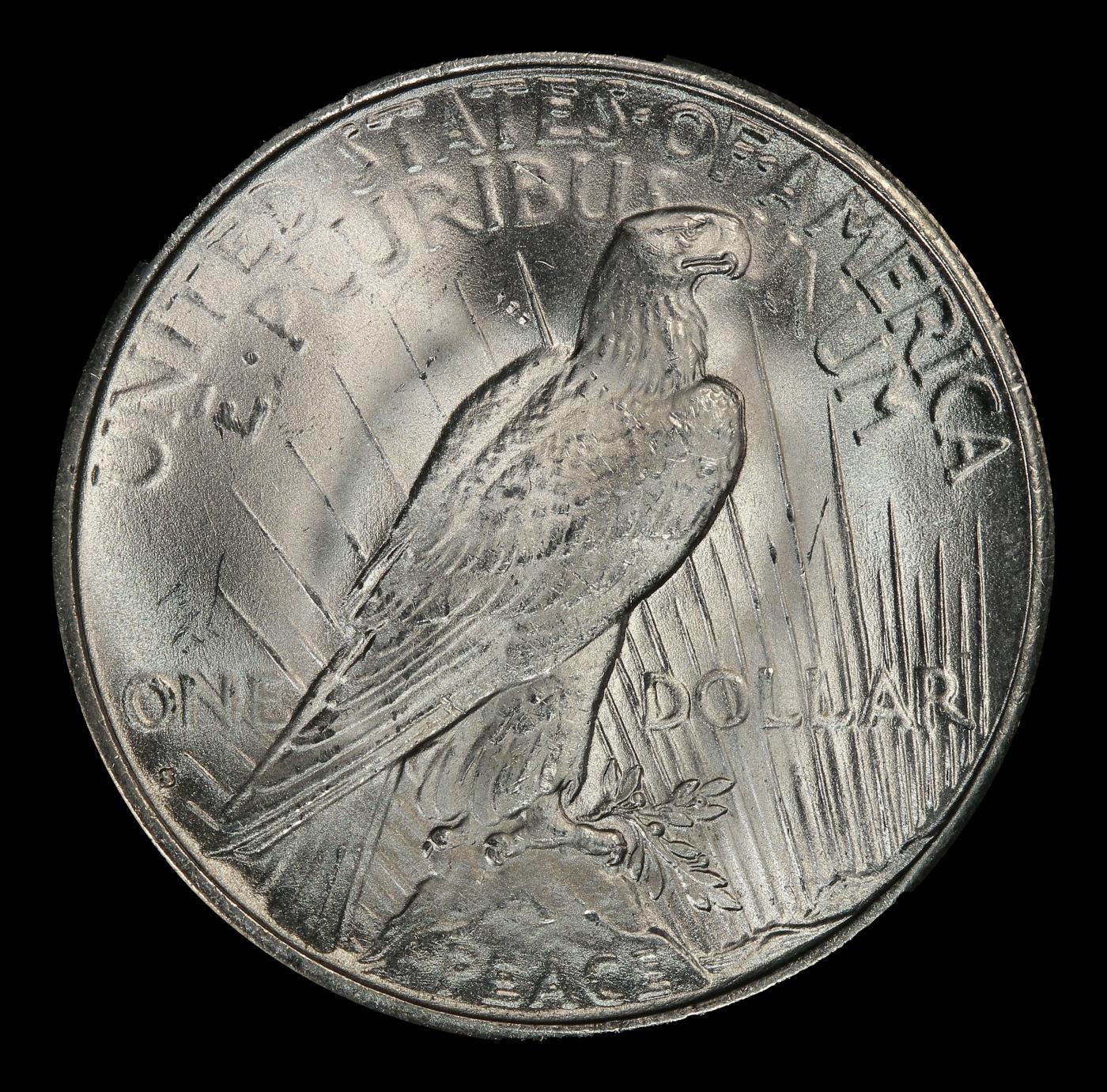 1935-s Peace Dollar Near Top Pop $1 ms66 SEGS