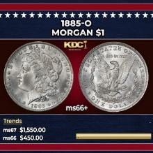 1885-o Morgan Dollar $1 ms66+ SEGS