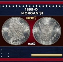 1899-o Morgan Dollar $1 Grades ms62