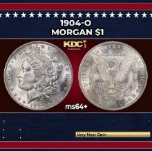 1904-o Morgan Dollar $1 Grades ms64+