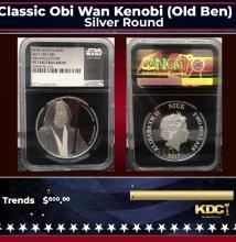 NGC 2017 Star Wars Classic Obi Wan Kenobi (Old Ben) $2 Niue 1oz Silver Proof pr70 dcam NGC Other Toy