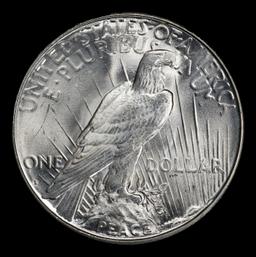 1934-d Peace Dollar $1 ms65 SEGS