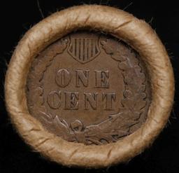 Lincoln Wheat Cent 1c Mixed Roll Orig Brandt McDonalds Wrapper, 1931-d end, Indian other end
