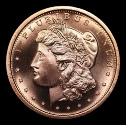 Morgan Dollar Style - 1oz .999 Fine Copper Round