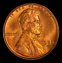 1935-d Lincoln Cent Near Top Pop 1c ms67 rd SEGS