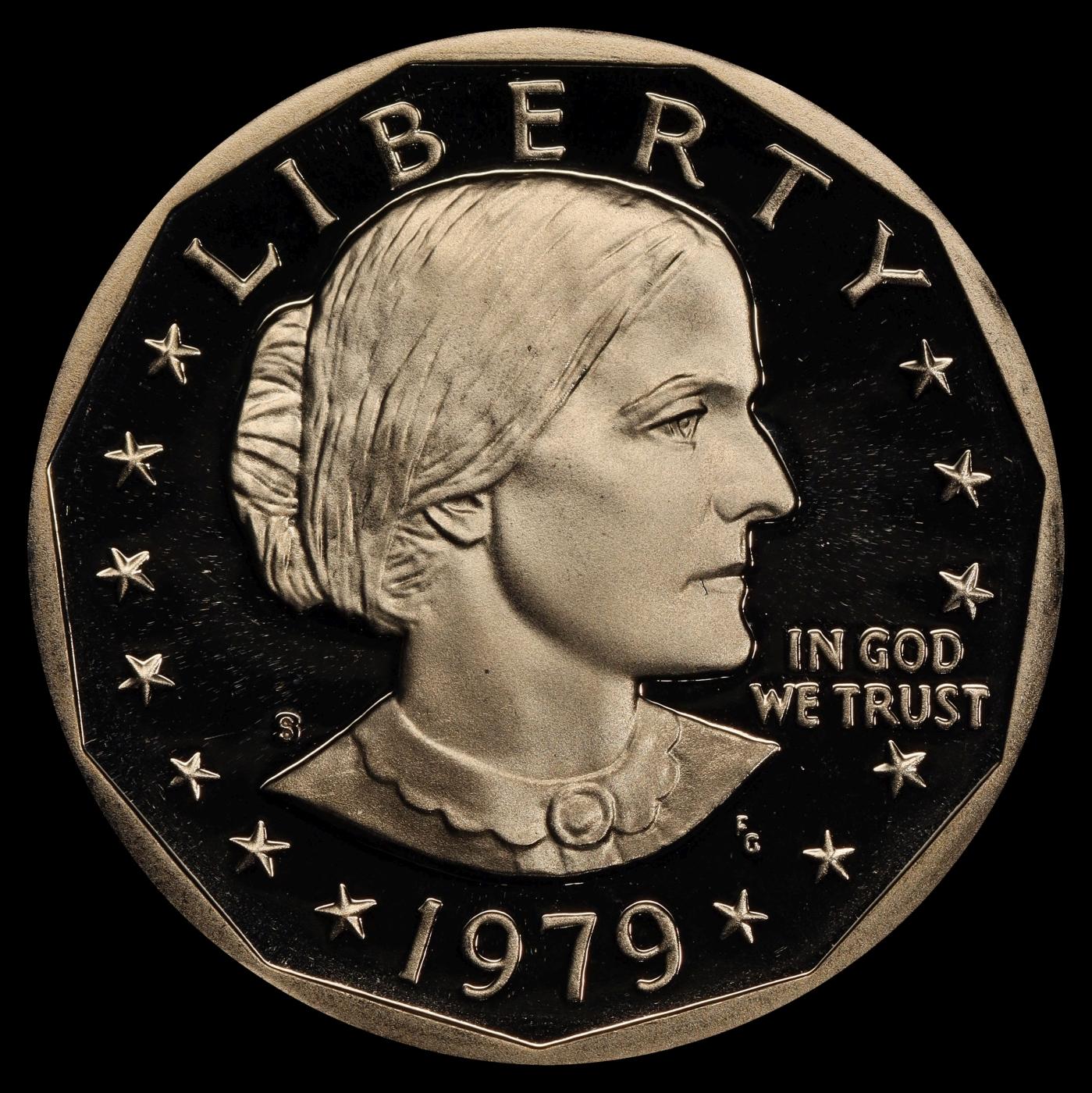 1979-s Ty 2 Proof Susan B. Anthony Dollar $1 pr70 dcam SEGS