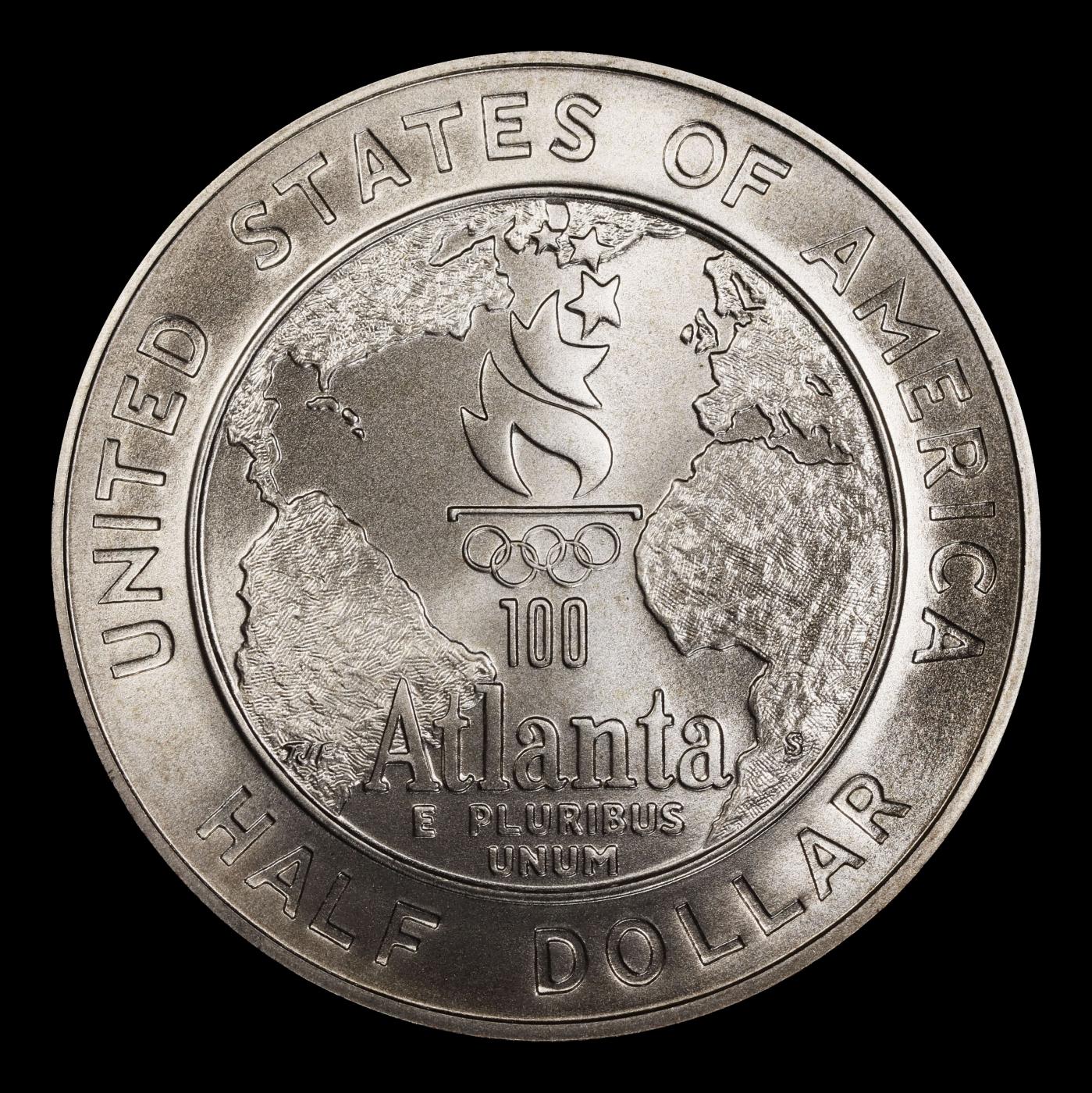 1995-s Olympics Basketball Modern Commem Half Dollar 50c ms70 SEGS