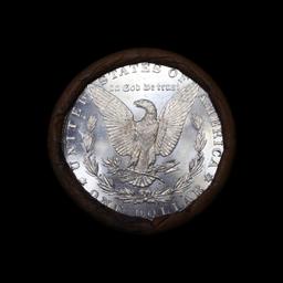 Full solid date 1885-p Uncirculated Morgan silver dollar roll, 20 coins