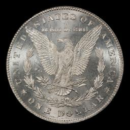 1878-p 7tf Morgan Dollar $1 Grades ms64+