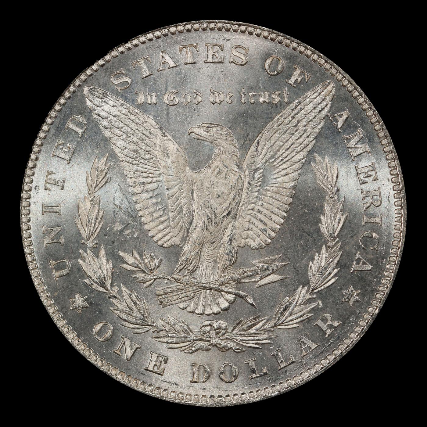 1878-p 7tf Morgan Dollar $1 Grades ms64+
