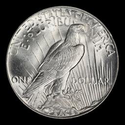 1935-p Peace Dollar $1 Grades ms65