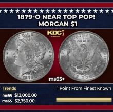 1879-o Morgan Dollar Near Top Pop! $1 ms65+ SEGS