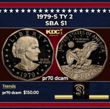 1979-s Ty 2 Proof Susan B. Anthony Dollar $1 pr70 dcam SEGS