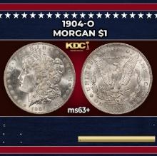 1904-o Morgan Dollar $1 Grades ms63+