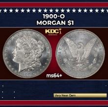 1900-o Morgan Dollar $1 Grades ms64+