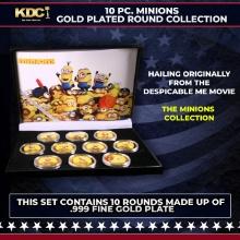 10 Coin Minions Gold Plated Round Collection