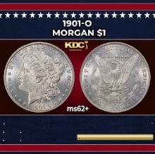 1901-o Morgan Dollar $1 Grades ms62+