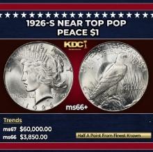 1926-s Peace Dollar Near Top Pop $1 ms66+ SEGS