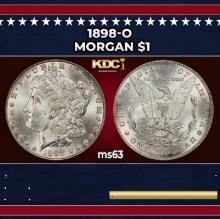 1898-o Morgan Dollar $1 Grades ms63