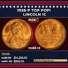 1938-p Lincoln Cent TOP POP! 1c ms68 rd SEGS