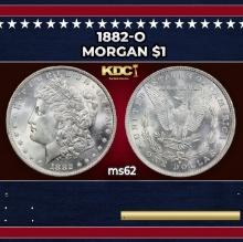 1882-o Morgan Dollar $1 Grades ms62