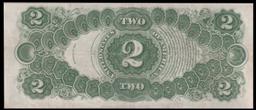1917 $2 Large Size Legal Tender Note Thomas Jefferson Grades Select AU Signatures Speelman/White