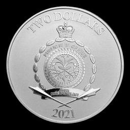 2021 Niue $2 Star Wars: Galactic Empire Coin - 1 oz Silver Round Round