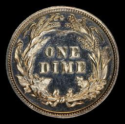 1899 Proof Barber Dime 10c pr65+ SEGS