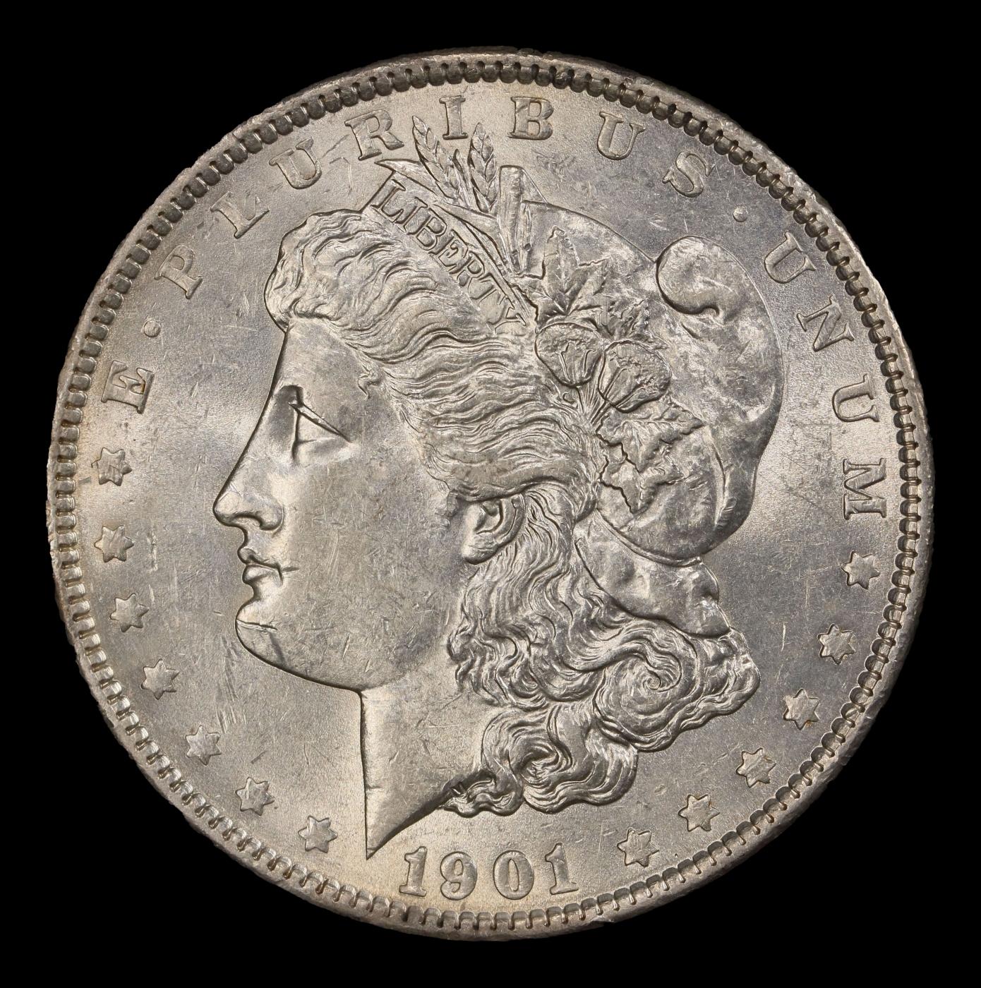 1901-p Morgan Dollar $1 ms62 USCG