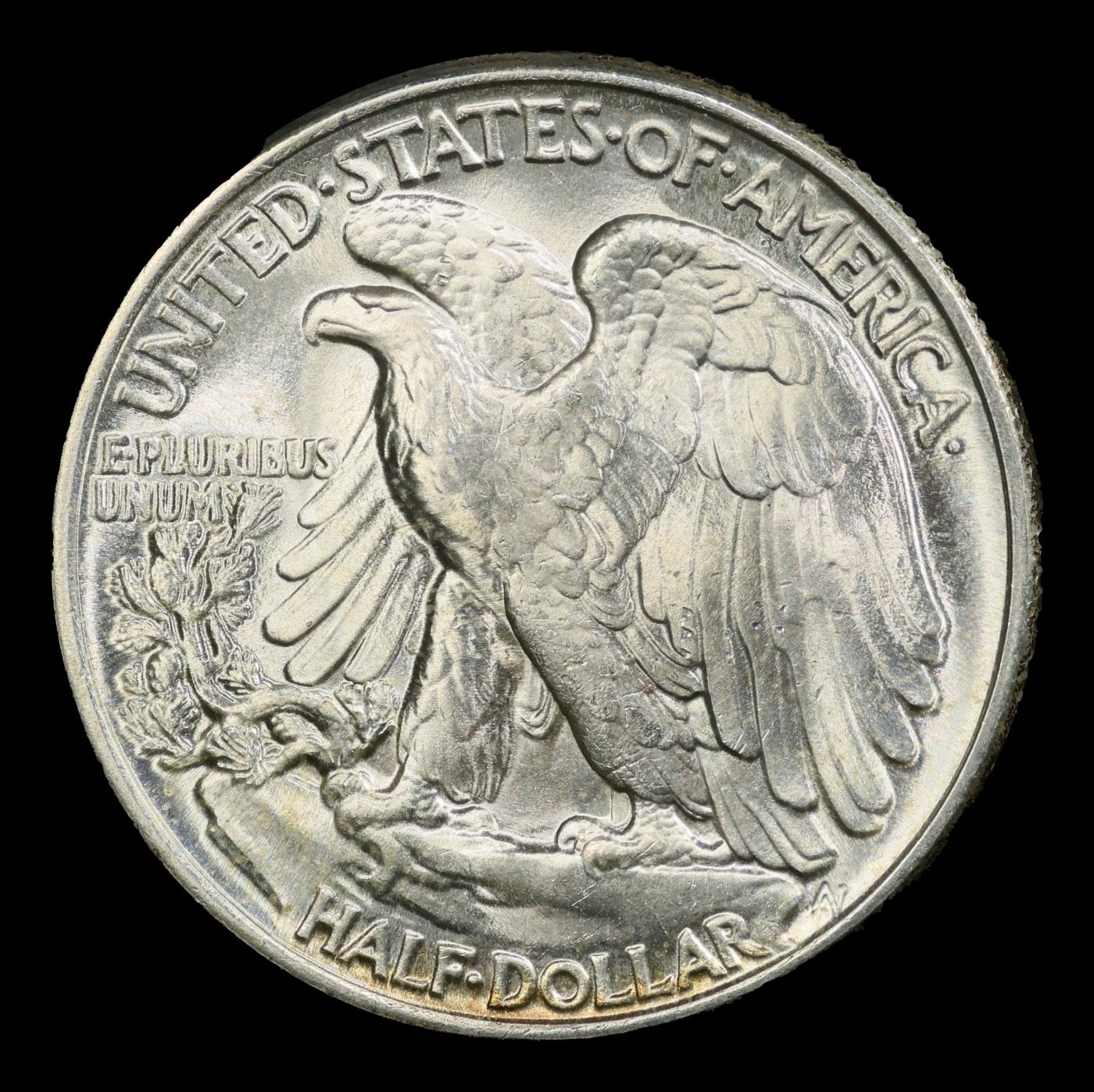 1944-p Walking Liberty Half Dollar Near Top Pop! 50c ms67+ SEGS
