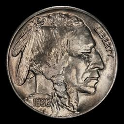 1936-s Buffalo Nickel Near Top Pop 5c ms66+ SEGS