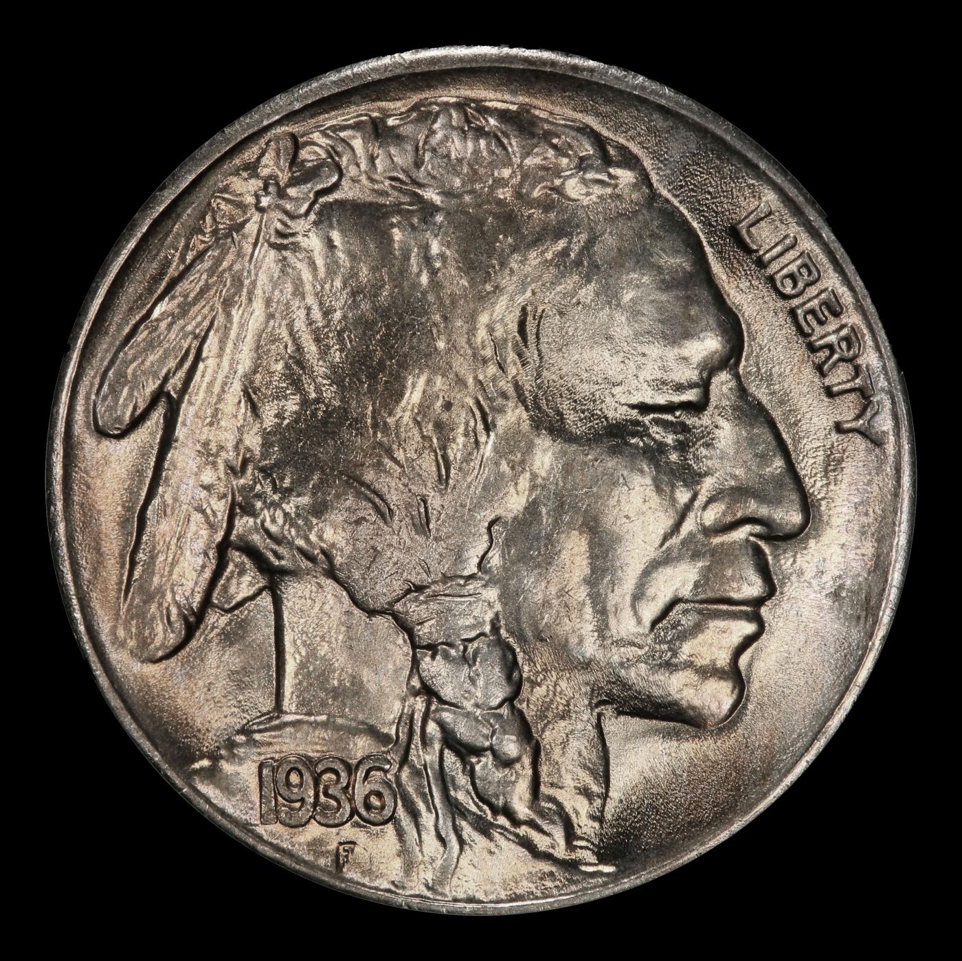 1936-s Buffalo Nickel Near Top Pop 5c ms66+ SEGS