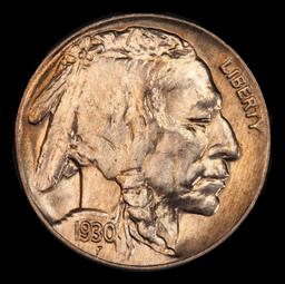 1930-p Buffalo Nickel Near Top Pop 5c ms66+ SEGS