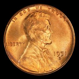 1951-s Lincoln Cent TOP POP! 1c ms68 rd SEGS