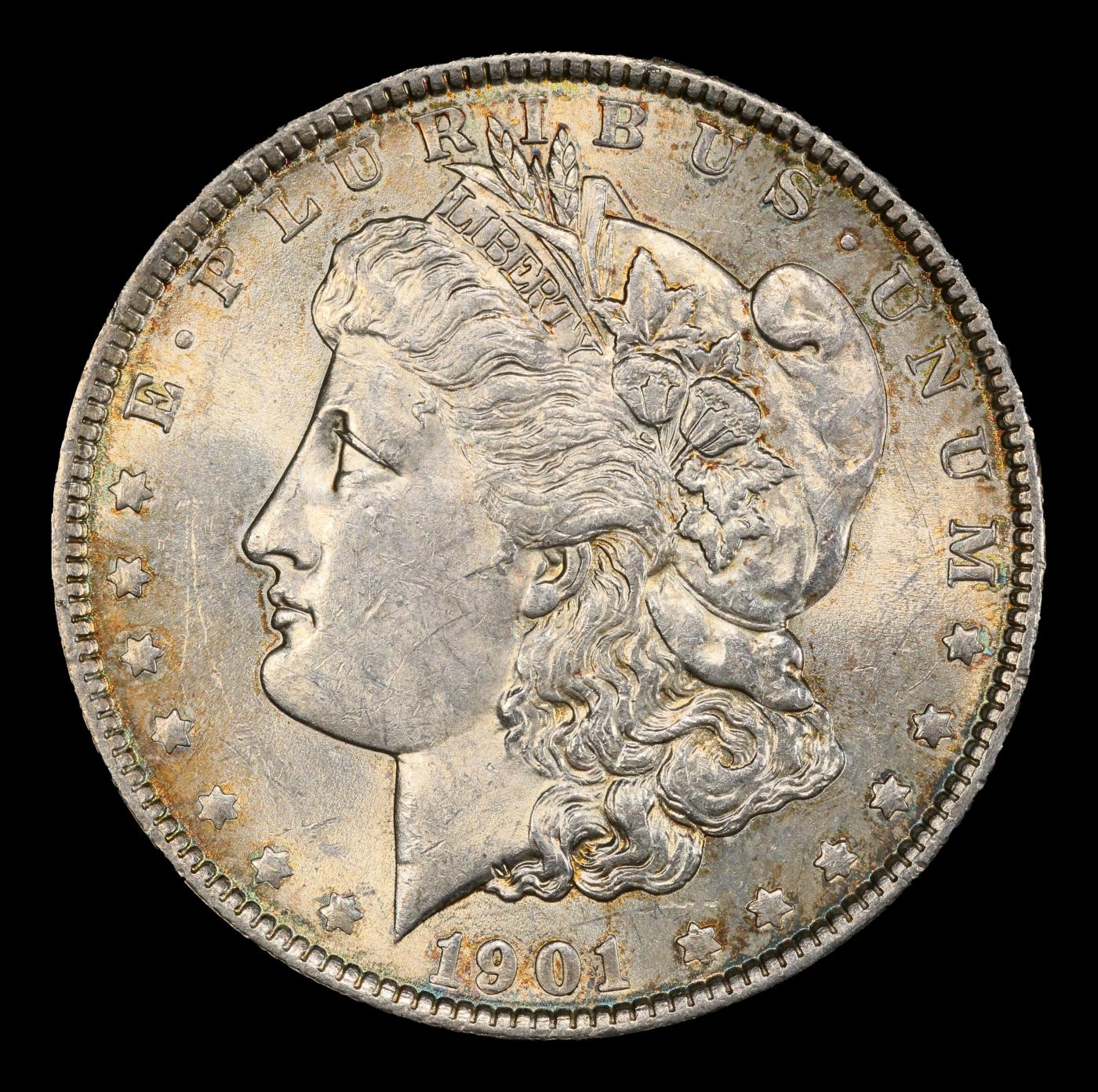 1901-p Morgan Dollar $1 ms62+ USCG