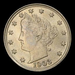 1903 Liberty Nickel TOP POP! 5c ms67+ SEGS